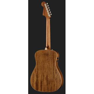 Fender Malibu Special Mahogany Natural Satin elektrisch-akoestische westerngitaar met gigbag
