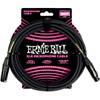 Ernie Ball 6388 microfoonkabel XLR male-XLR female 6m zwart