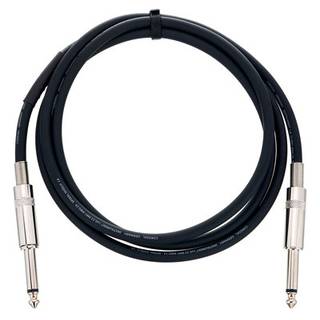 Cordial EI1.5PP Elements instrumentkabel 2x recht 6.3mm TS jack - 1.5m zwart