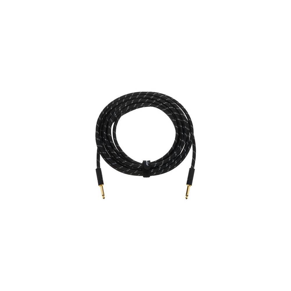 Fender Deluxe Cables instrumentkabel 5.5m zwart tweed recht