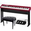 Casio Privia PX-S1000RD digitale piano rood + onderstel + pedaal-unit + pianobank