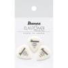 Ibanez BELJ1HD25 Elastomer plectrums 3-pack hard 2.5 mm - wit teardrop