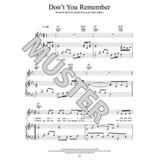 Hal Leonard Adele 21