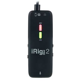 IK Multimedia iRig Pre 2 microfoon interface/preamp voor iOS en Android