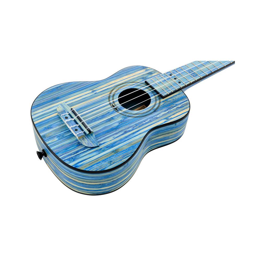 Ortega RUSWB-SO Bamboo Series Soprano Size Ukulele Stonewashed sopraan ukelele met gigbag