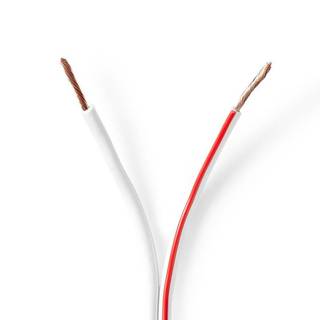 Nedis Luidsprekerkabel 2x 1,5mm zwart/rood 100m