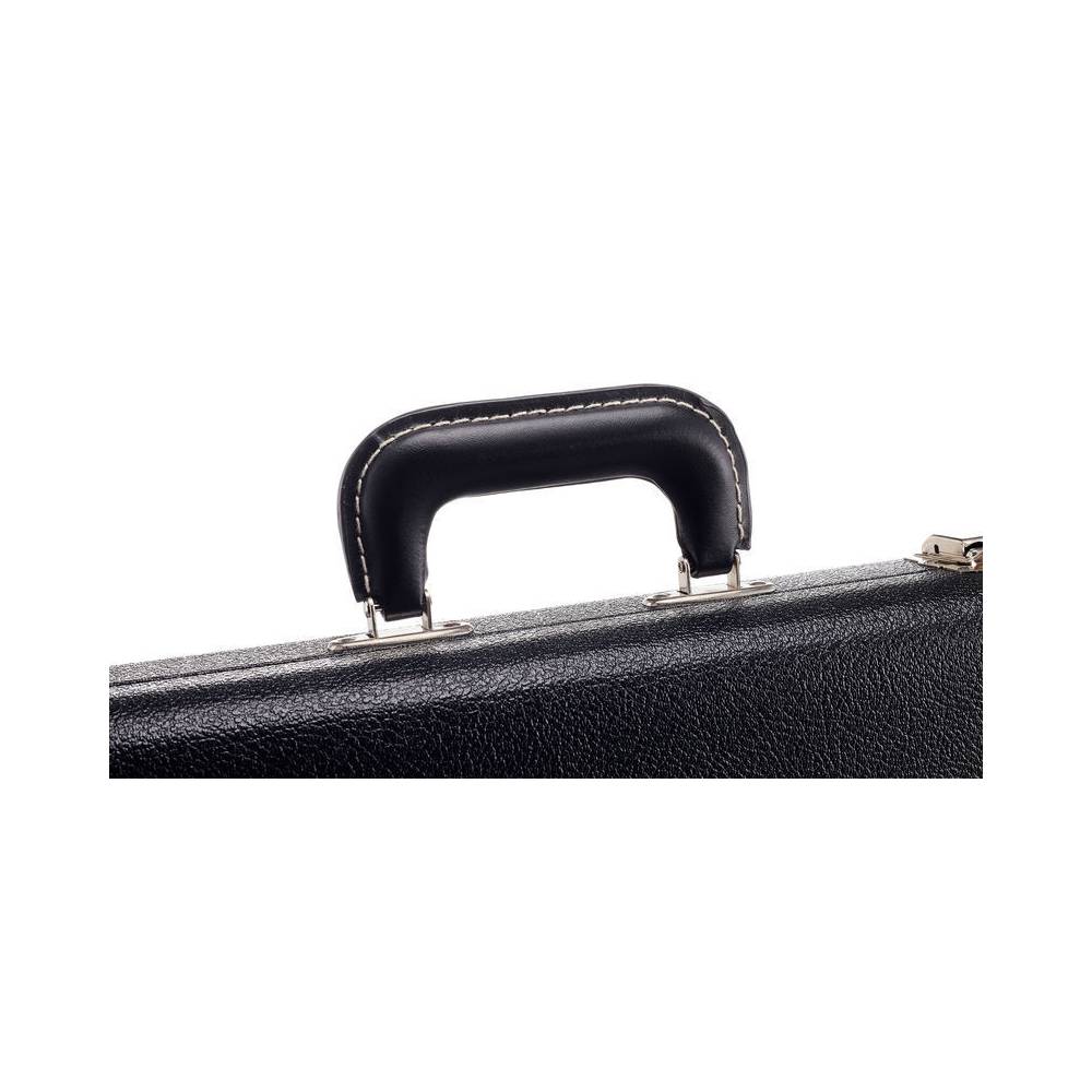 Fender G&G Deluxe Precision Bass Hardshell Case Black/Orange Plush koffer voor Precision bas