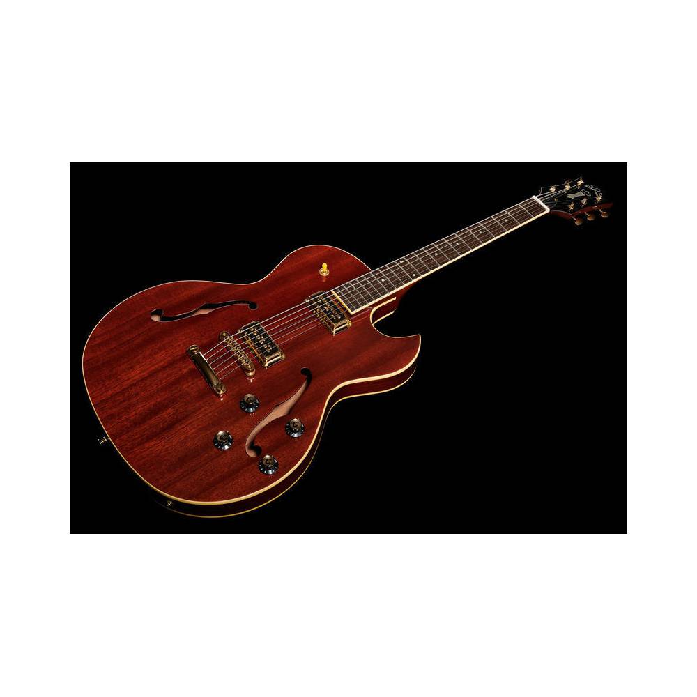 Guild Newark St. Collection Starfire II ST Dynasonic Royal Brown semi-akoestische gitaar