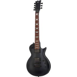 ESP LTD EC-257 Black Satin 7-snarige elektrische gitaar