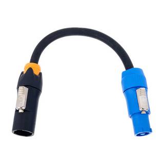 Showtec Pro Power in naar Pro Power True out stroomkabel 25cm