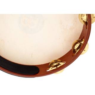 Meinl TAH1B-AB Traditional Goat-Skin Wood Tambourine, Brass