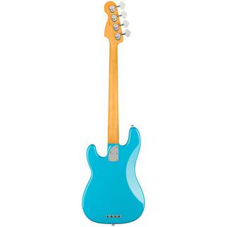 Fender American Professional II Precision Bass MN Miami Blue elektrische basgitaar met koffer