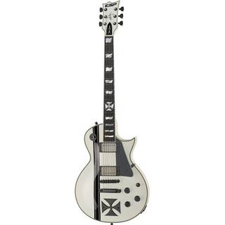 ESP Signature Series James Hetfield Iron Cross Snow White