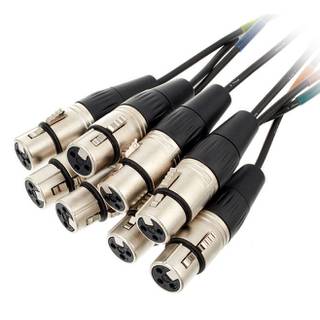 Cordial CML8-0FM3C Intro multikabel 8x XLR male - 8x XLR female 3m