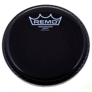 Remo ES-1026-00 26 inch Ambassador Ebony bassdrumvel