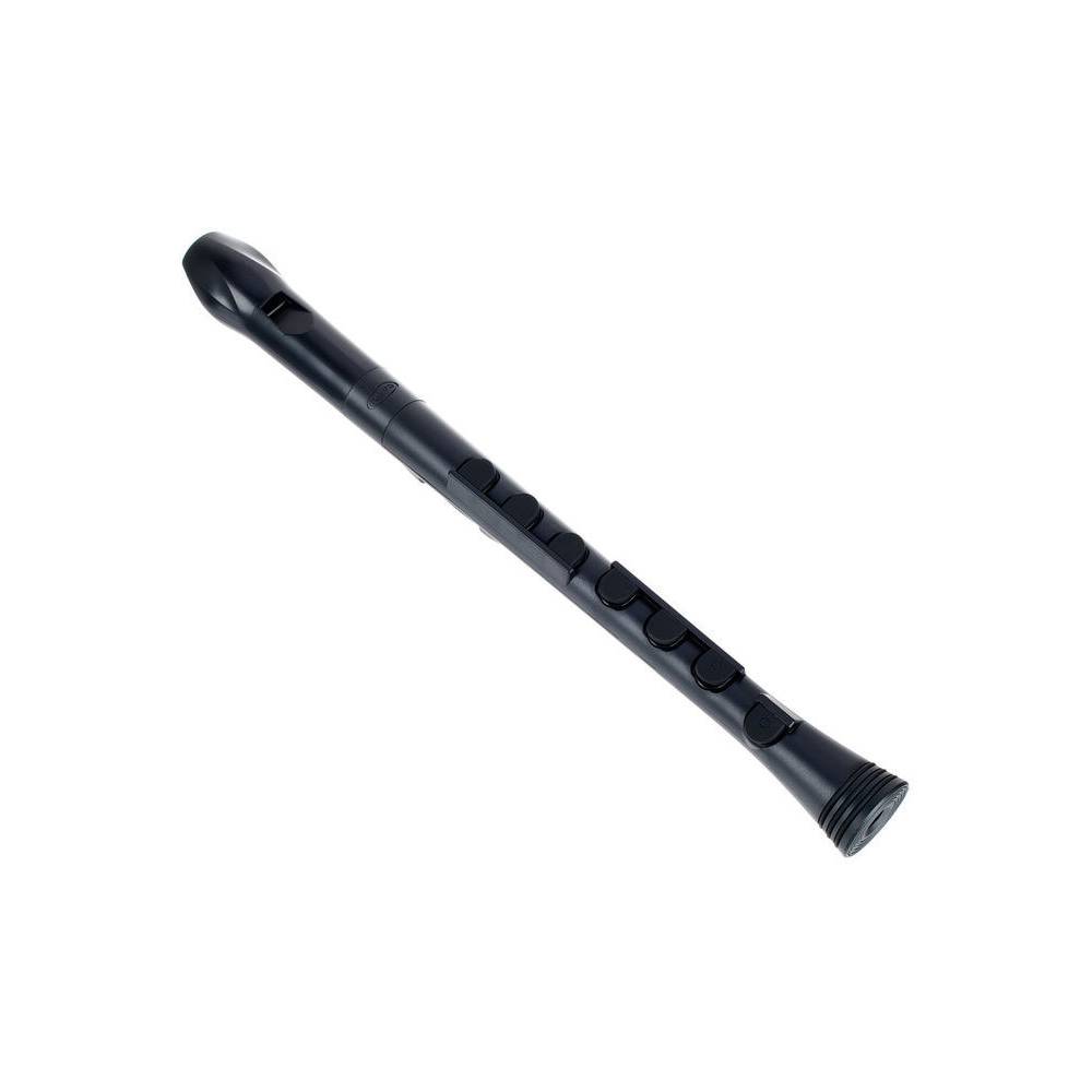 Nuvo Recorder+ kunststof sopraanblokfluit kinderen - Duits - zwart