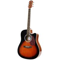 Fazley W60C VS western gitaar vintage sunburst
