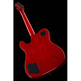 Fender Jim Adkins JA-90 Telecaster Thinline Crimson Red Trans