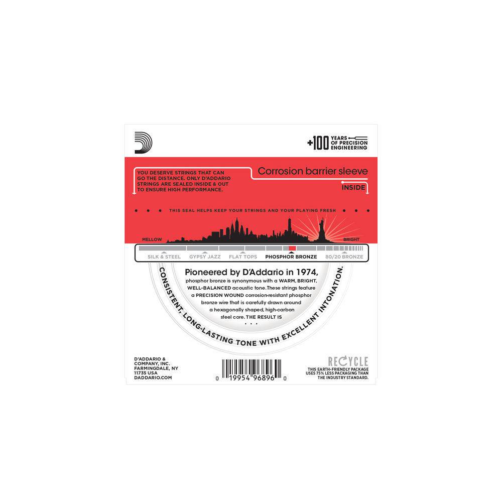 D'Addario EJ24 snarenset voor akoestische western gitaar