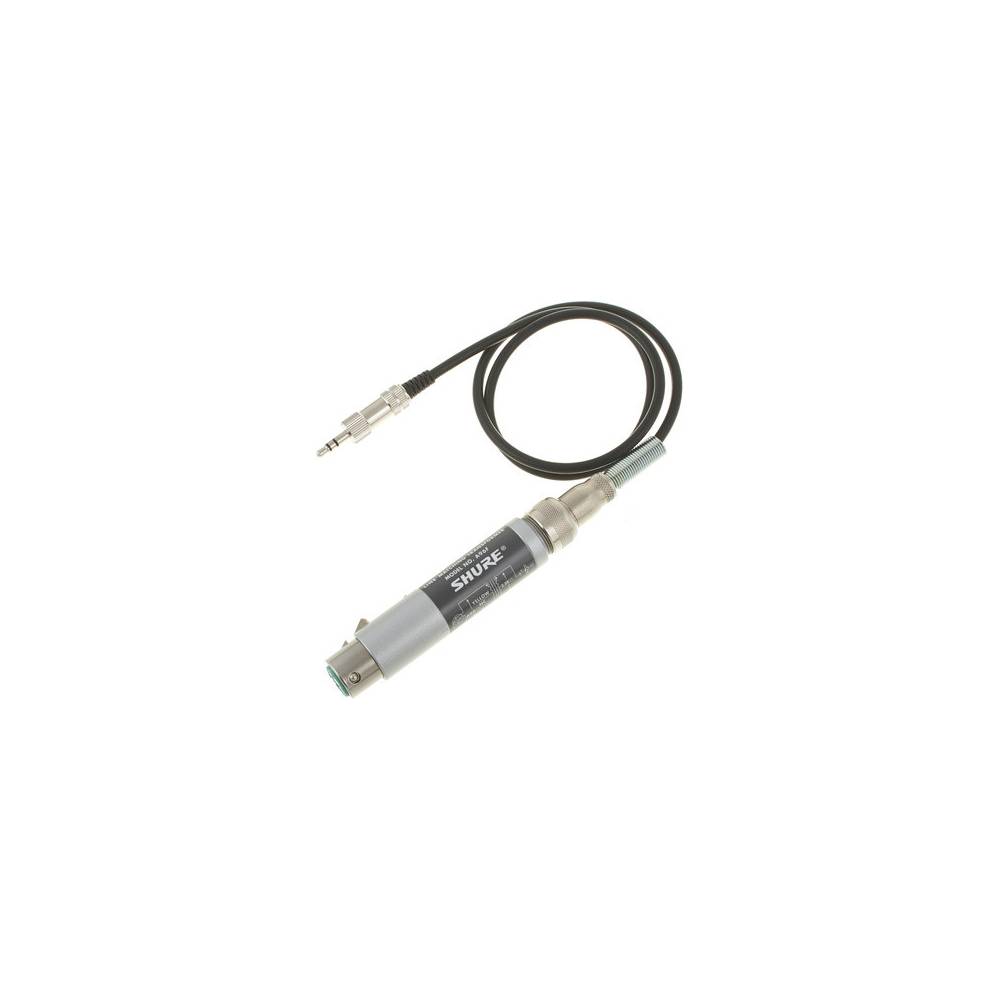 Shure A96F matching transformator XLR - 3.5mm jack