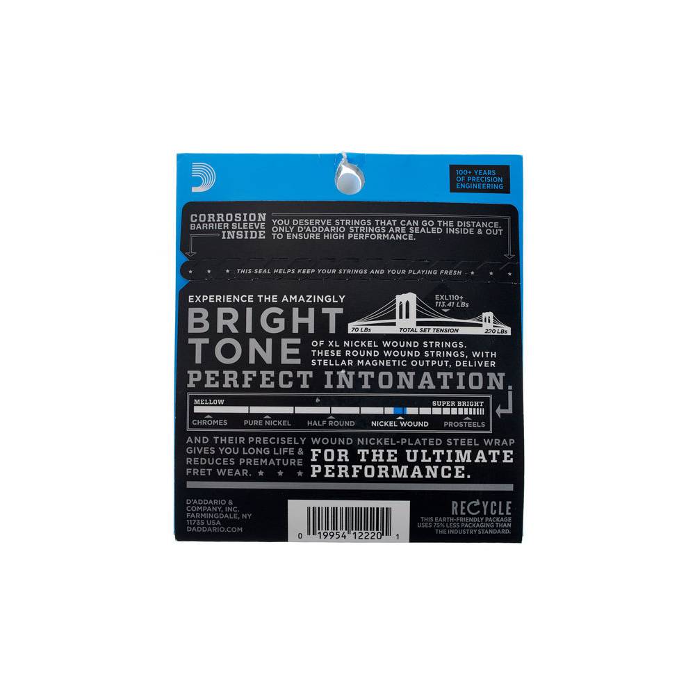D'Addario EXL110Plus Regular Light Plus
