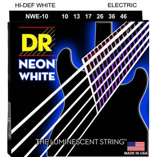 DR Strings NWE-10 K3 NEON Hi-Def White Electric Medium 10-46
