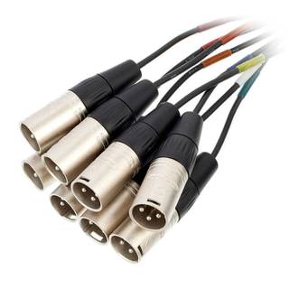 Cordial CML8-0MV3C Intro multikabel 8x XLR male - 8x 6.3mm TRS jack 3m