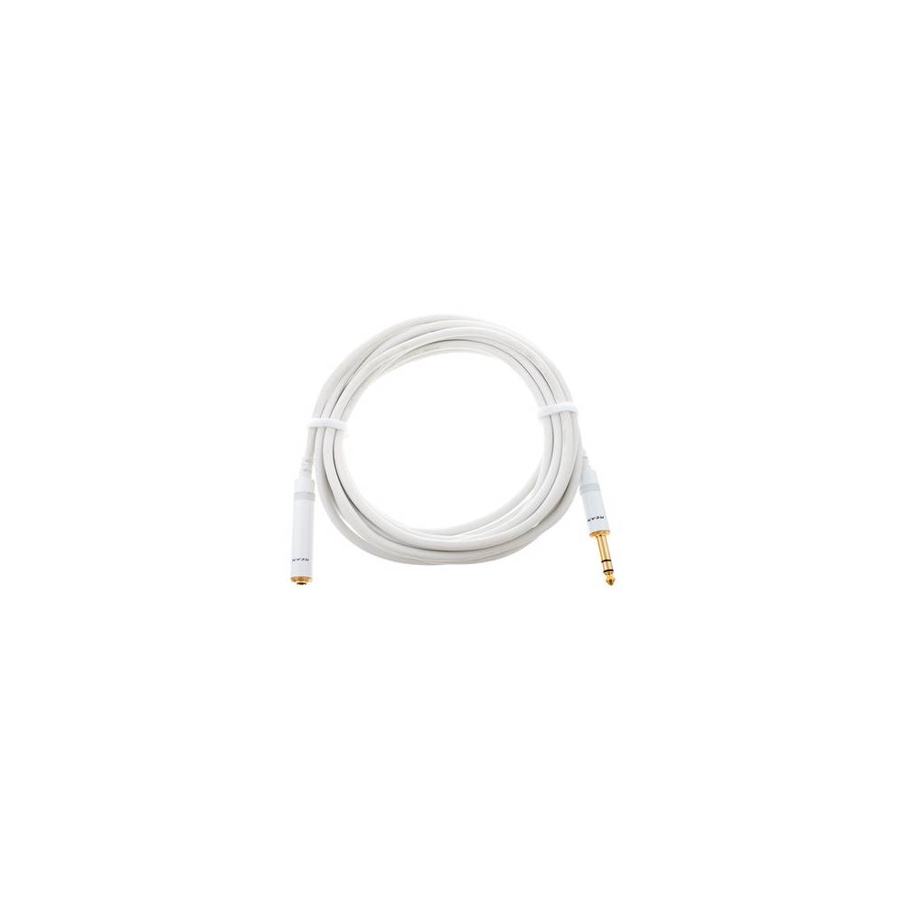 Cordial CFM5VK-SNOW verlengkabel hoofdtelefoon 6.3 mm TRS jack 5m wit