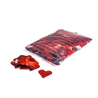 Magic FX hartvormige metallic confetti 55mm rood