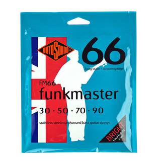 Rotosound FM66 Funkmaster set basgitaarsnaren 30 - 90