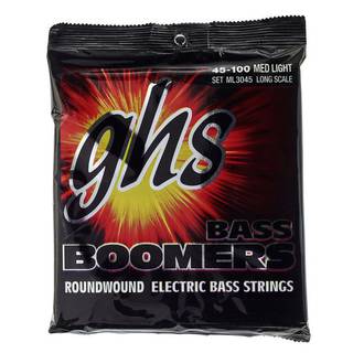 GHS ML3045 Long Scale Bass Boomers Medium Light snarenset