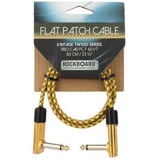 RockBoard Tweed Series Flat Patch Cable Vintage 60 cm