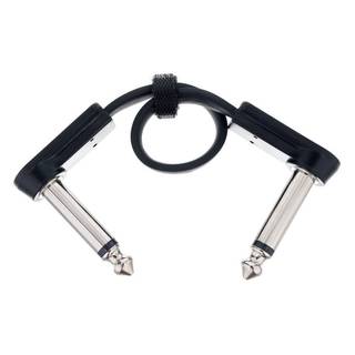 Cordial EI0.10RR Elements patch kabel plat 2x haakse 6.3mm TS jack - 10 cm