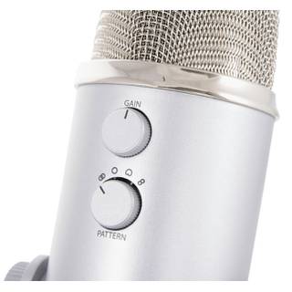 Blue Yeti Silver USB microfoon