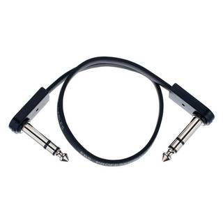 EBS PCF-DLS28 Deluxe Flat patchkabel stereo-jack haaks 28 cm
