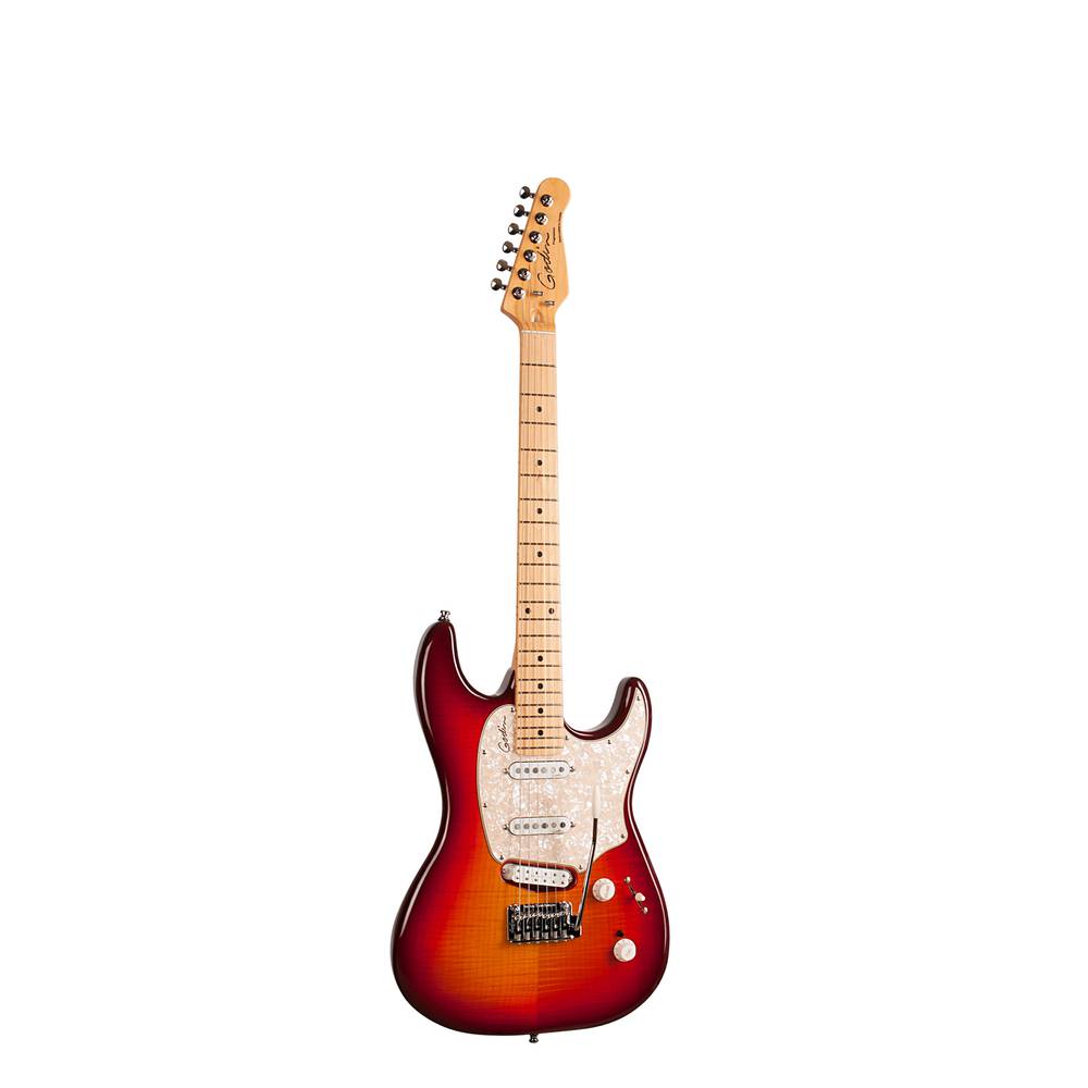 GODIN Progression Plus Cherry Burst Flame MN