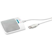 Monacor ECM-306BU/WS grensvlakmicrofoon USB wit