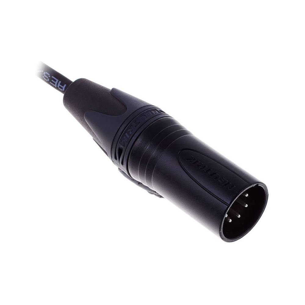 Cordial CDX2-1 DMX XLR male - XLR female 5-pins (3 aangesloten) lichtkabel 2m