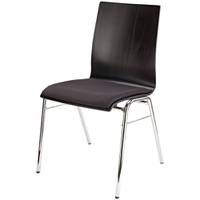 K&M 13415 Stapelbare stoel zwart