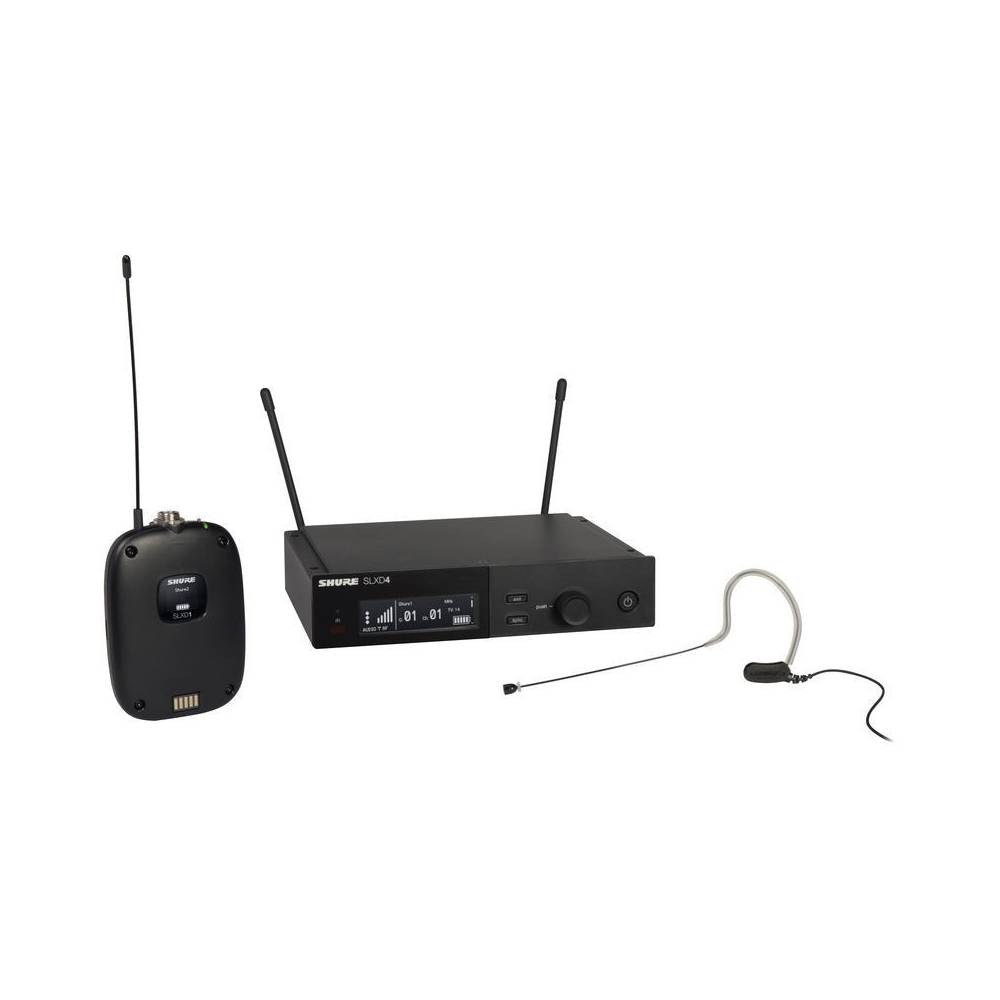 Shure SLXD14/153B-K59 draadloze MX153 headset microfoon set