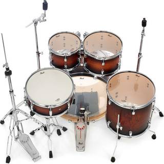 Pearl DMP905/C260 Decade Maple Satin Brown Burst drumstel
