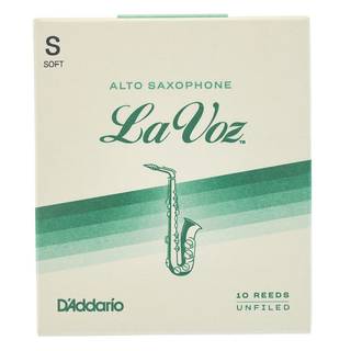 D'Addario Woodwinds RJC10SF La Voz Soft rieten voor altsax (10 stuks)