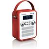 Lenco PDR-050 draagbare DAB+ radio met bluetooth rood