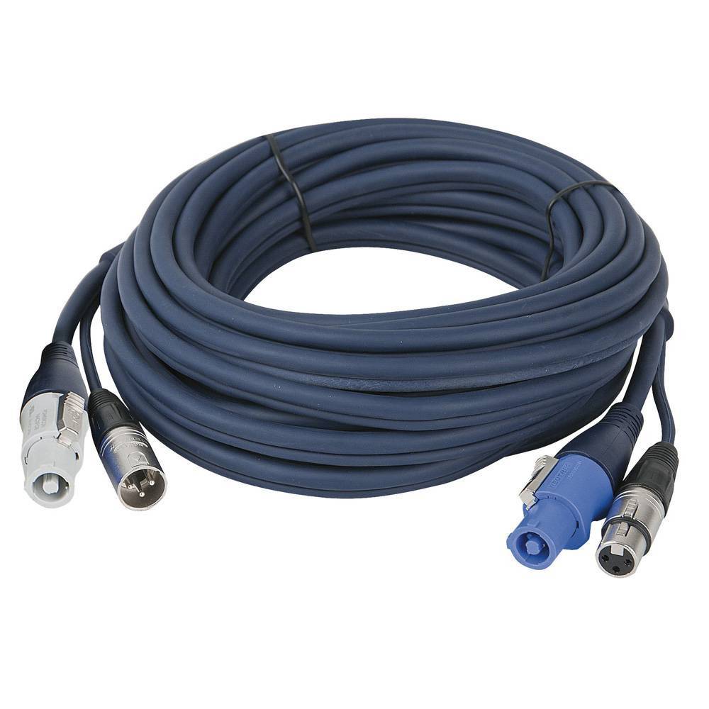 DAP Powercon en XLR verlengkabel 10 meter