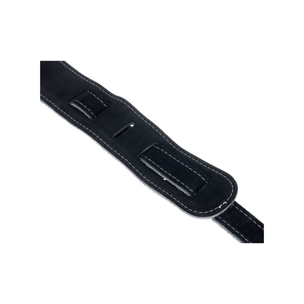 Fender 2 inch Suede Strap Reversible black-grey gitaarband