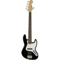 Fender Standard Jazz Bass V Black PF 5-snarige basgitaar