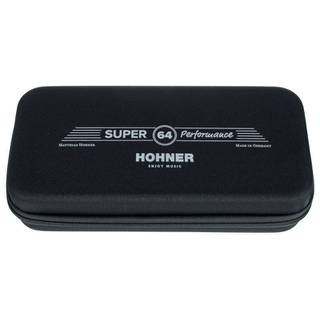 Hohner Super 64 chromatische mondharmonica met etui