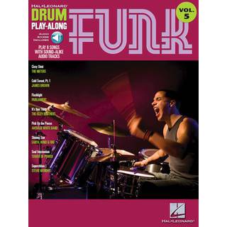 Hal Leonard Drum Play-Along Funk drumboek