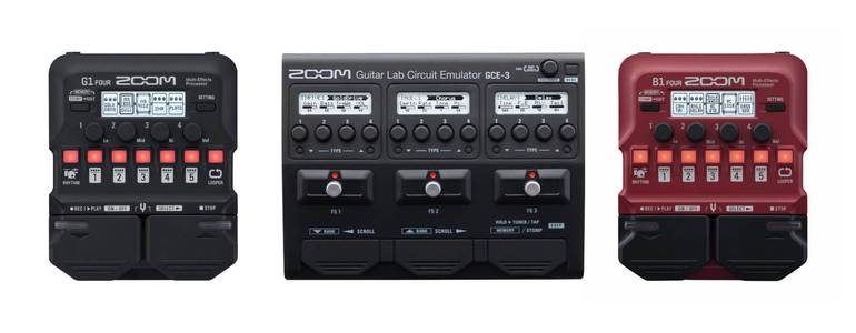 NAMM 2019: Zoom reveals new guitar effects GCE-3, G1 Four, G1X Zoom and B1X Four