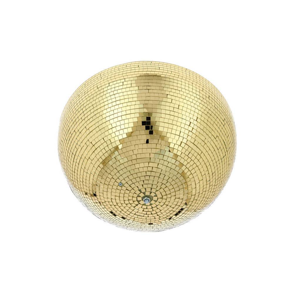 Eurolite gemotoriseerde halve spiegelbol 50 centimeter goud